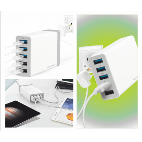 40 Watt 5 Port USB Charger
